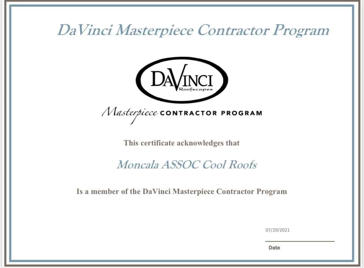 Cool Roofs DaVince Masterpiece Roofscapes